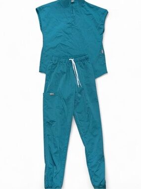 Teal Women's Two-Piece Scrub Set - NiaaHinn
